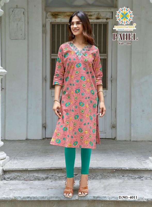 Passion tree pahel vol-4 best wholesale market for kurtis